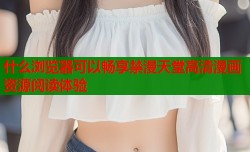 什么浏览器可以畅享禁漫天堂高清漫画资源阅读体验